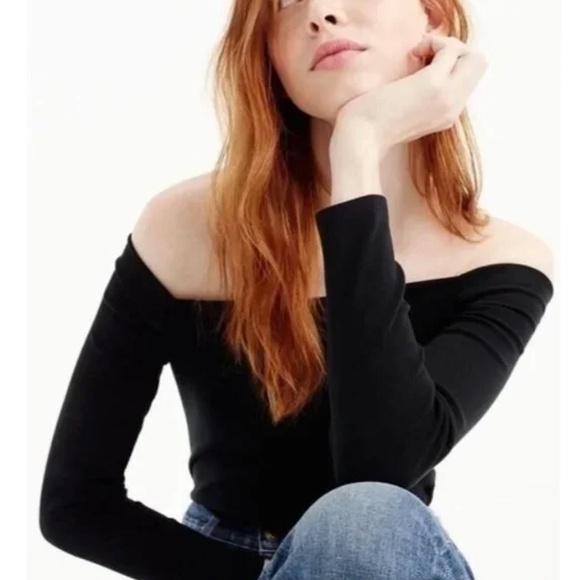 J. Crew Off-Shoulder Top - Picture 1 of 2